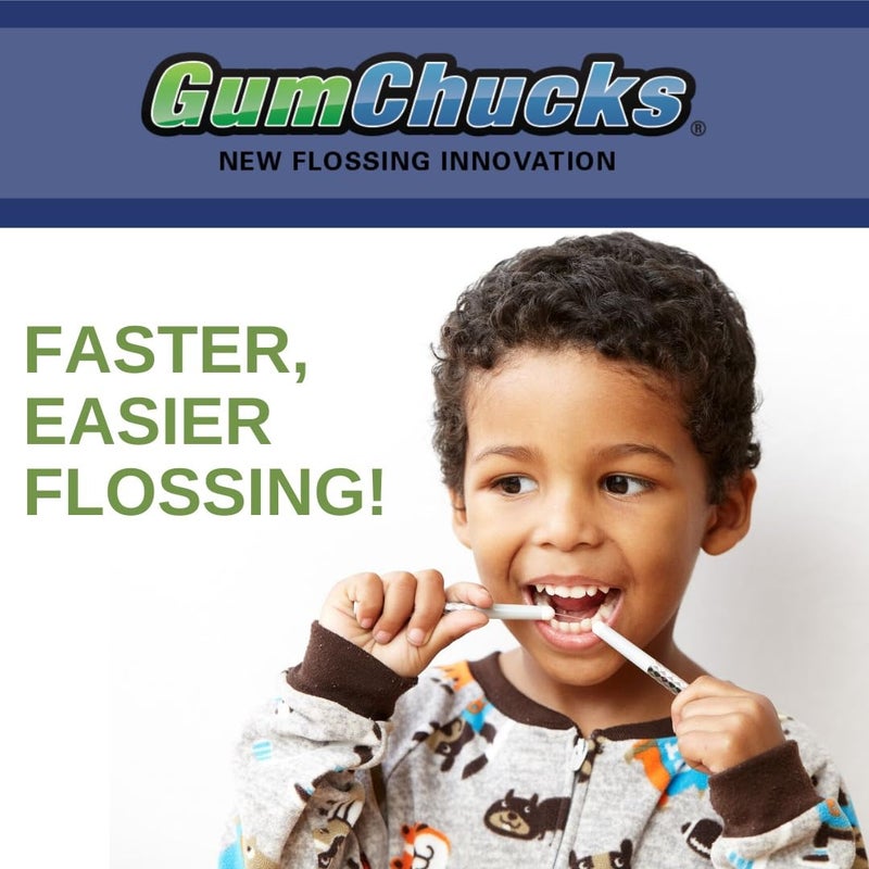 GumChucks Floss for Teeth - Flossing for Kids and Adults - Orthodontic Flossers for Braces - Dental Gum Floss Picks for All Ages (Starter Pack) - Image 5